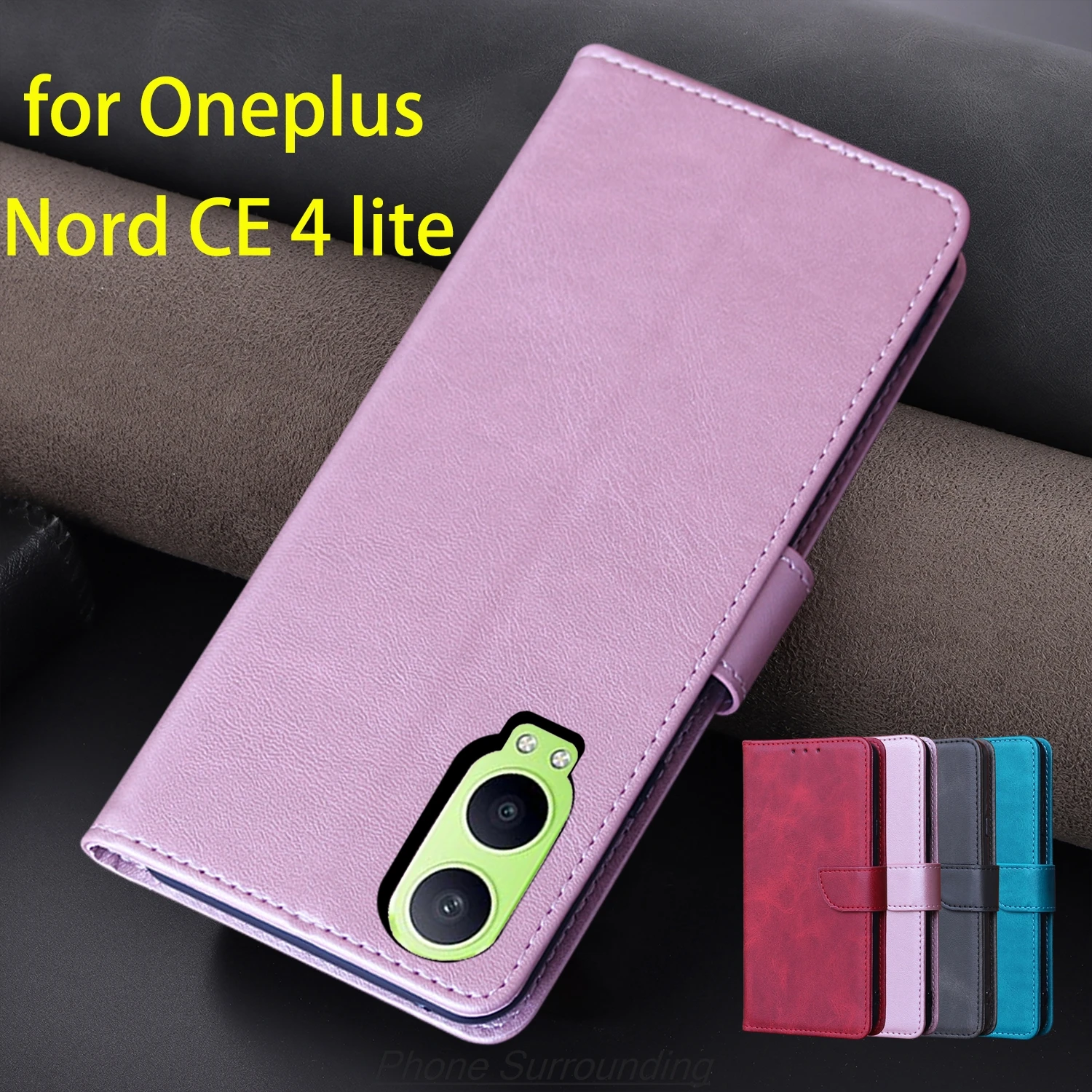 Premium Wallet Flip Cover Leather Case – PU Leather Protective Phone Holster