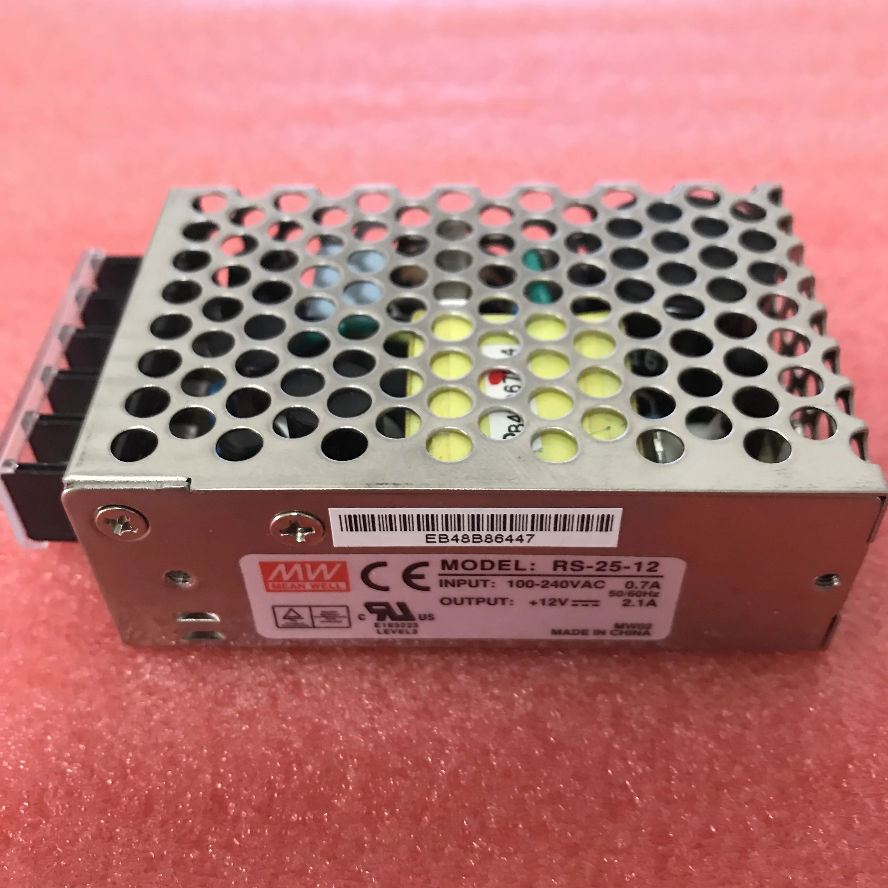 MEAN WELLpower 공급 장치, RS-25 RS-25-3.3 RS-25-5 RS-25-12 RS-25-15 RS-25-24 RS-25-48, Meanwell 25W