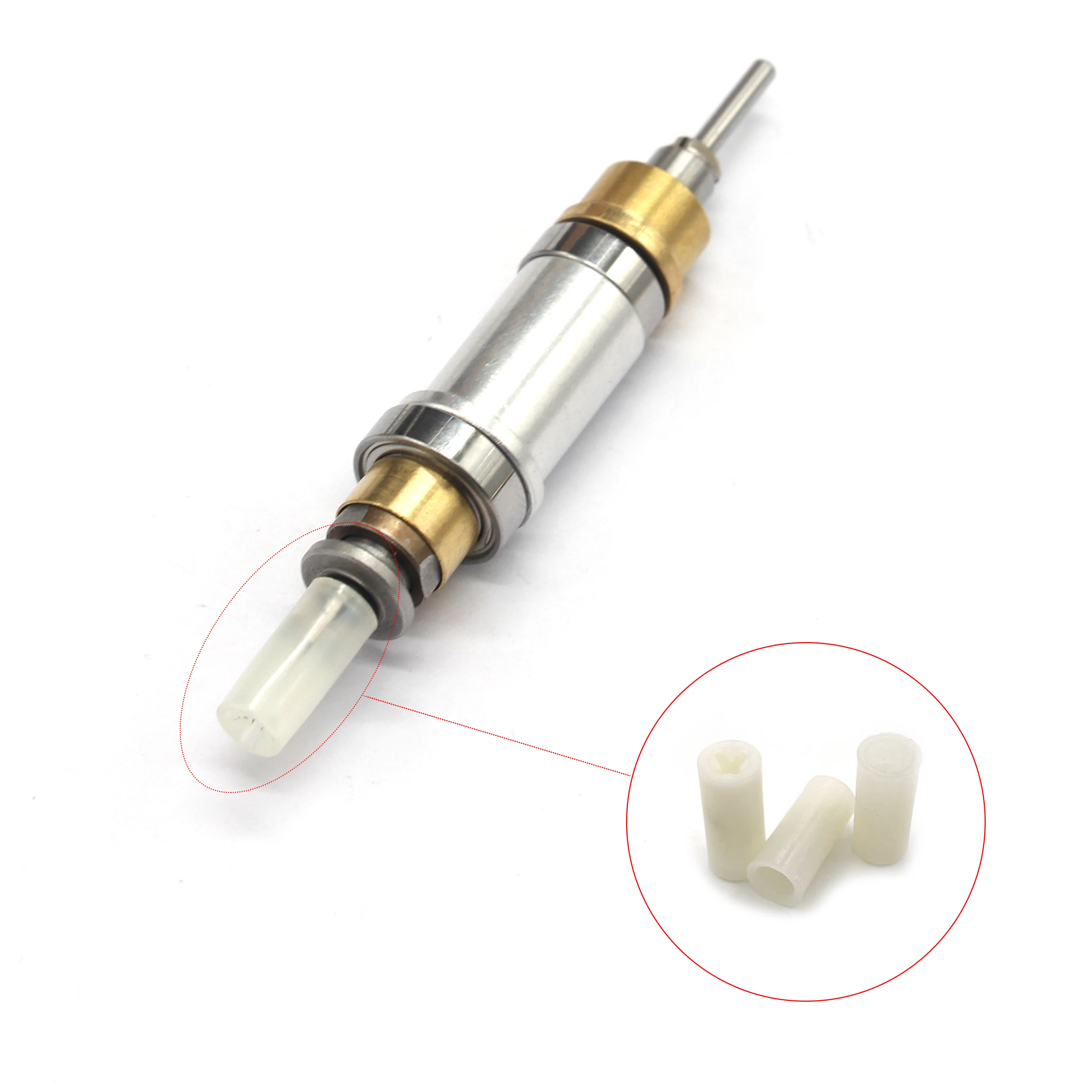 Nail Drill 10Pcs Handle Spindle Plastic Cross for Electric Nail Machine Accessories