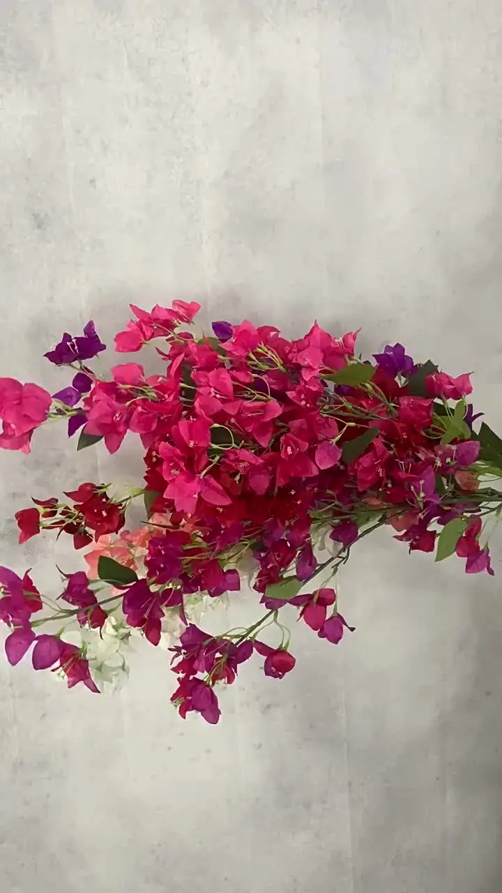 Шелковый гбраб Bougainvillea для свадебных центральных элементов искусственный