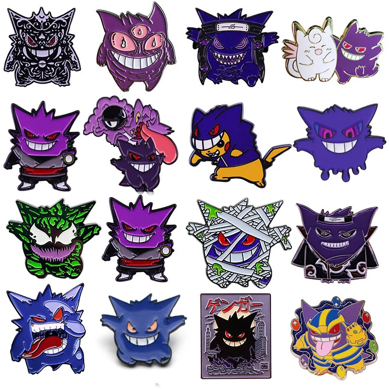 

Cute Purple Ghost Lapel Pins Anime Brooch Enamel Pin Brooches on Clothes Badges Backpack Fashion Accessories Jewelry Gift
