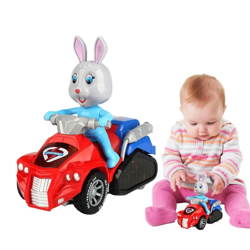 EasterBunnyTransformingCarsRabbitCarsWithSoundAndLightChildrensElectricUniversal