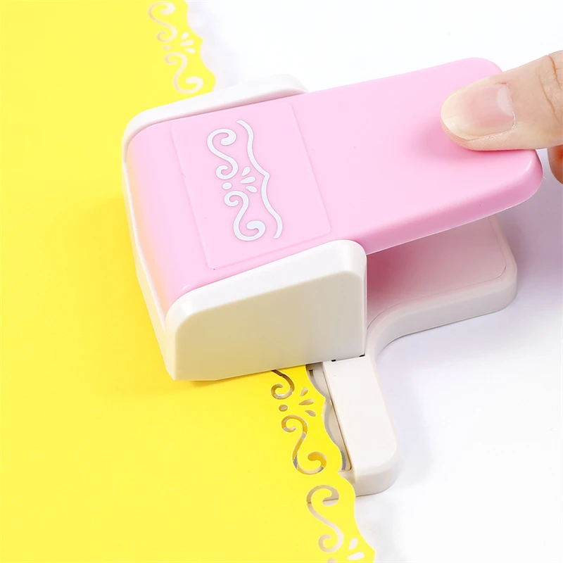 Border Punch Flower Design Embossing Punch Scrapbooking Edge Device DIY Paper Cutter Craft Gift paper cutter paper punch hole punching tools paper craft punch embossing maker