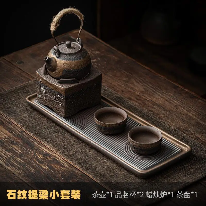 Kung fu chinês xícara de chá cerâmica portátil artesanal bule chá cerimônia chá  turco conjunto cozinha porcelana produtos domésticos 60 - AliExpress