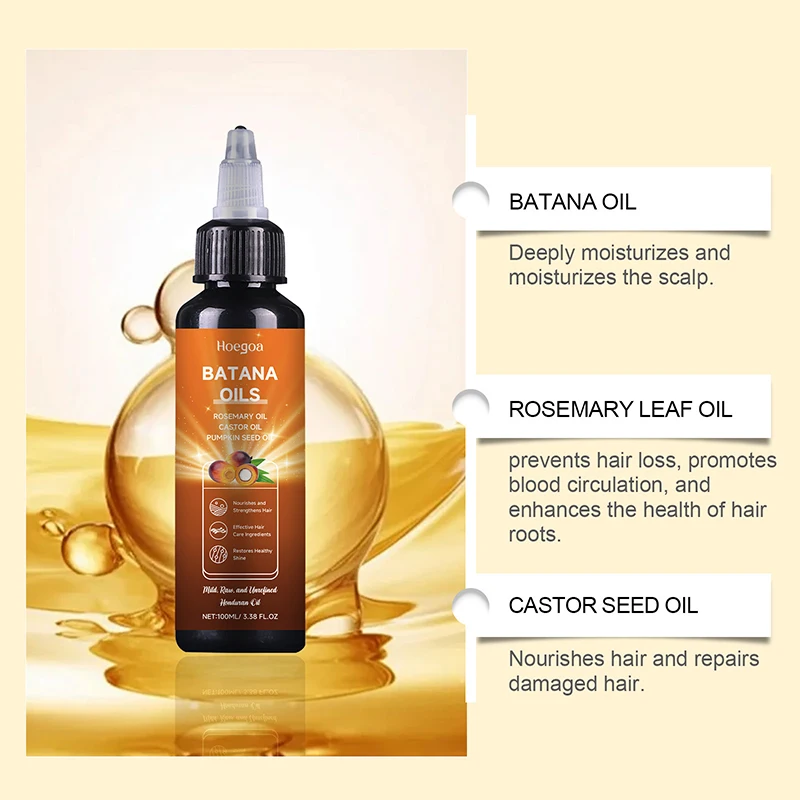 Batana Hair Oil Nourishes Hair Follicles And Smoothen With Nourishing Oil