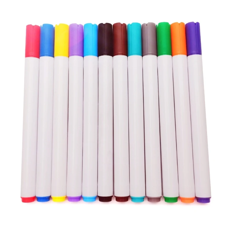 

Acrylic Paint Pens 12 Colors Sets Colouring Pens Acrylic Marker Pens for Drawing Card Making, DIY Craft Making Supplies