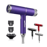 Professional Ionic Blow Dryer Low Noise Hairdryer with Nozzle Powerful Hot and Cold Salon Professional Hair Dryer