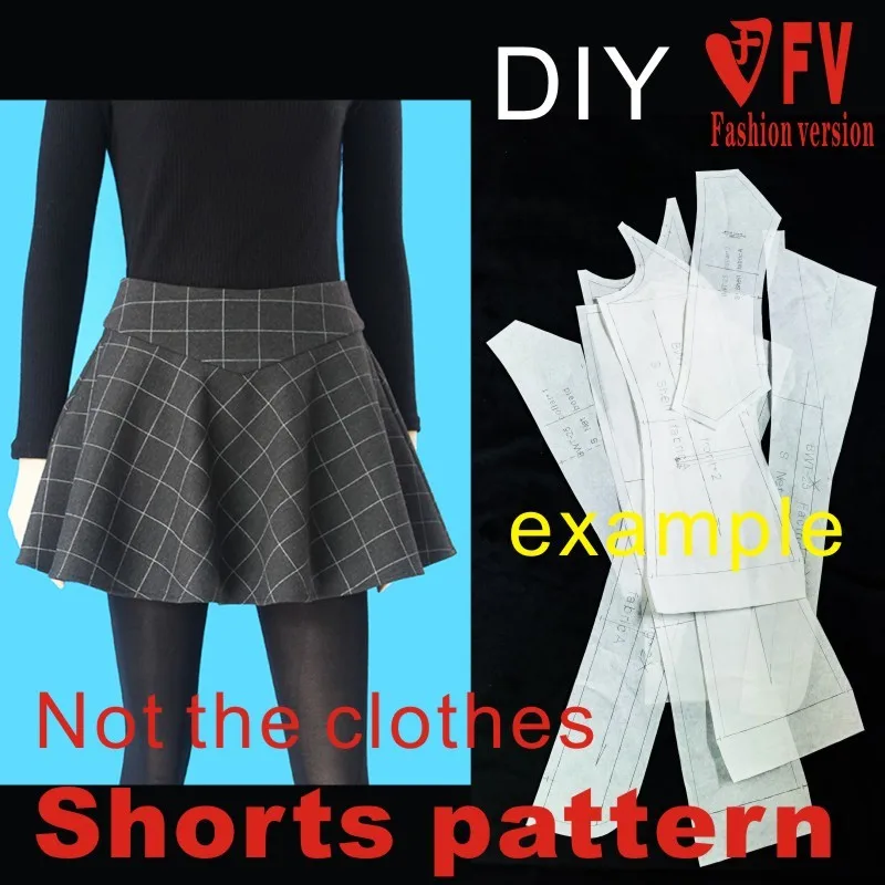 Pants sewing pattern The trousers pattern culottes Shorts sewing pattern BDK-5