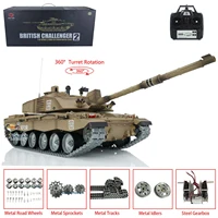 Heng Long 1/16 7.0 Challenger II RC Tank 3908 Metal Tracks W/ Rubbers Radio Steel Gearbox Idler BB Shooting Toys for Boy TH17742 1