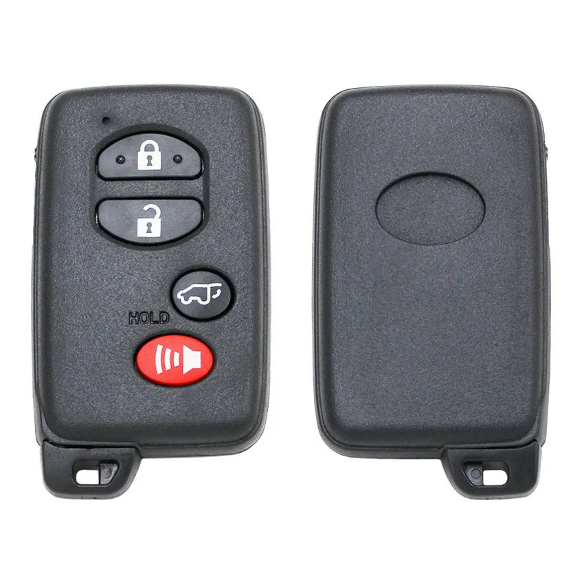 2/3/4 Button New Remote Key Shell Case Smart Car Key Housing Uncut Blade Toyota Prius 4Runner Land Cruiser Prius V Key Case Car Key Shell Key Cover Folding Car Key Shell Fob Cover Key Fob Replacement