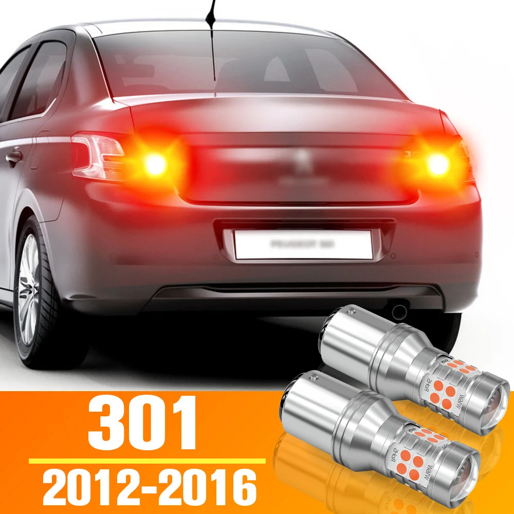 

2pcs LED Brake Light Bulb Accessories For Peugeot 301 2012-2016 2013 2014 2015