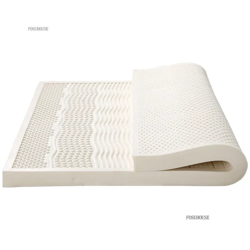 Luxury Bedroom Furniture Natural Latex Mattress Real Latex Liquid Mattress Home Single Double Mats with Cover Mattresses