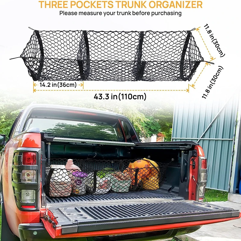 Coffre Camion Benne Filet De Hayon Pour Pick-up - Polyester