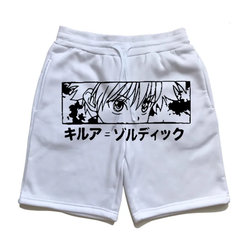 2022 Men Hip Hop Streetwear Shorts Attack on Giants Print Sweat Pants Harajuku Cotton Jogger Shorts