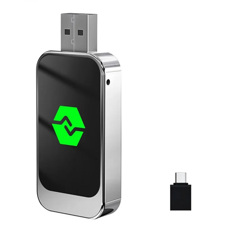 USB 2-In-1 무선 Carplay 안드로이드 자동 어댑터 무선 자동차 어댑터 유선 안드로이드 자동을 무선-N34R로 변환
