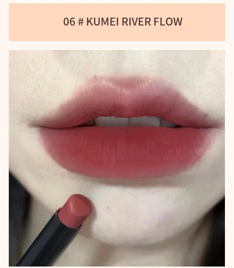 Tx010thin Tube matten Lippenstift, wasserdicht und schweiß fest, verblasst nicht oder entfernt Make-up, kann auf Lippen und Wangen verwendet werden – Detail 13