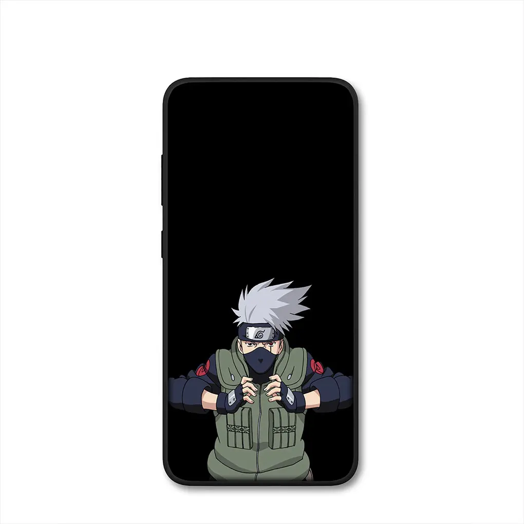 Sleek Anime-Inspired Phone Cover featuring Uchiha Sasuke and Kakashi