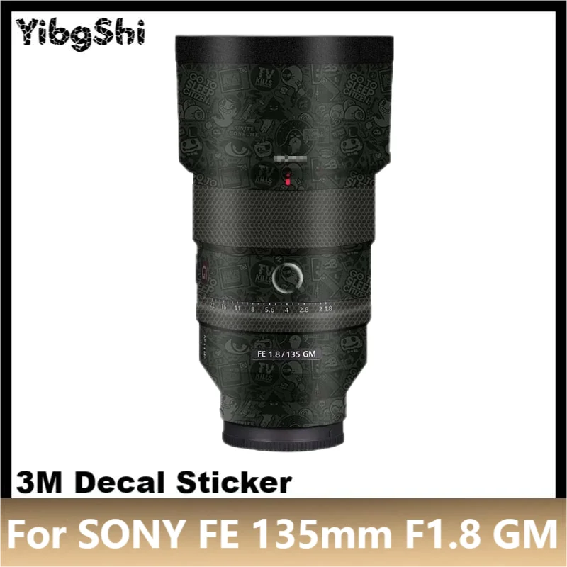 

Для SONY FE 135 мм F1.8 GM наклейка на рассеиватель защитная пленка, виниловая пленка, защитное покрытие от царапин FE135 F/1,8 1,8/135