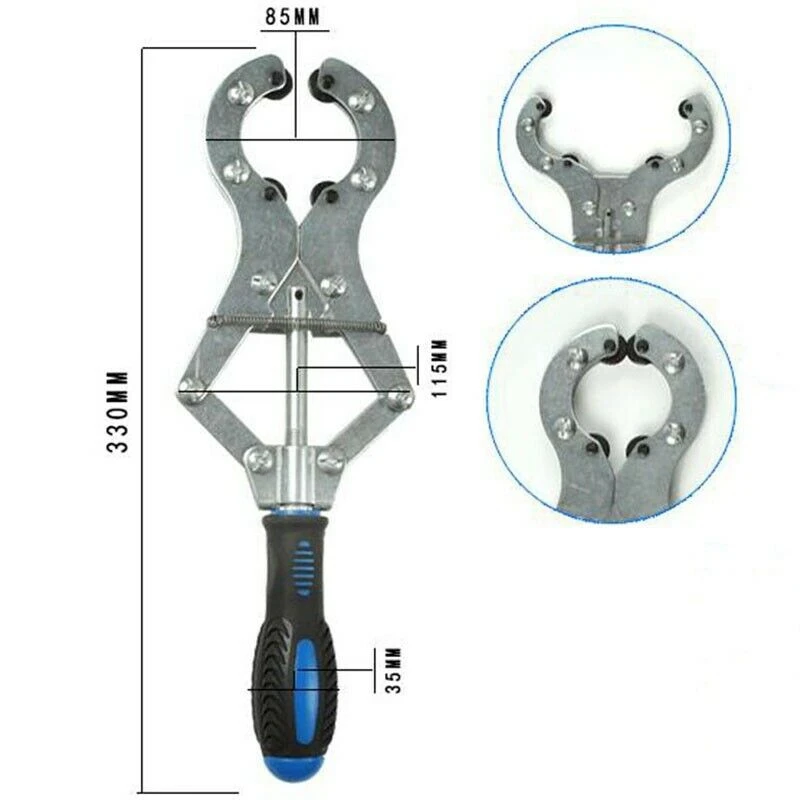 

Exhaust Pipe Tube Cutter Cutting Pipes From 50-80Mm Dia Q6A6 e1x for Cutting Thin Wall Tubing Up to 3mm Thick Hand Tool Sliver