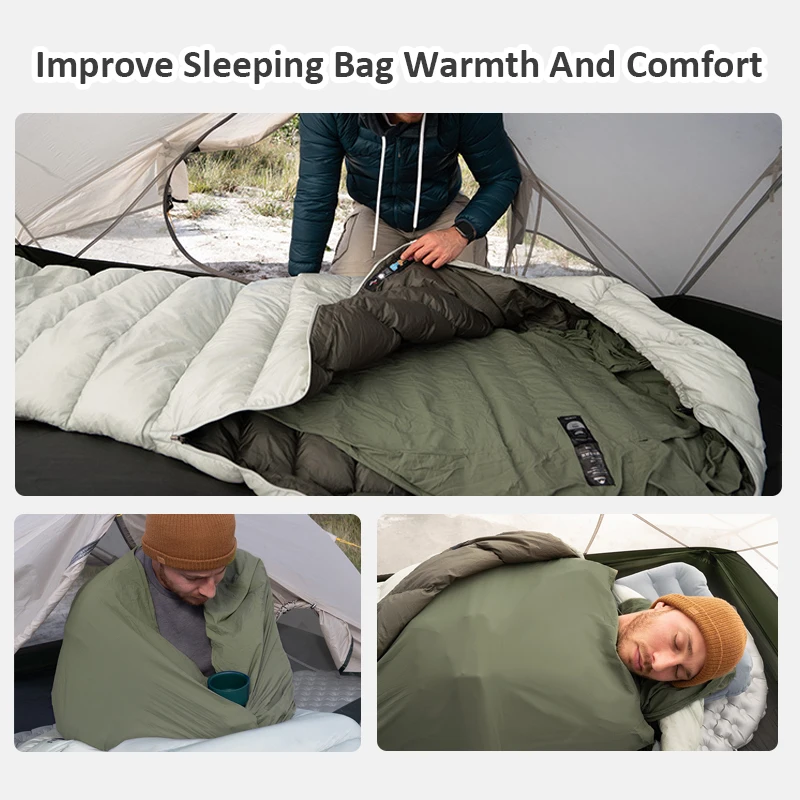 Naturehike High Elastic Sleeping Bag Liner Portable Mini Inner Insert Lining Warm Outdoor Camping Hiking Ultralight