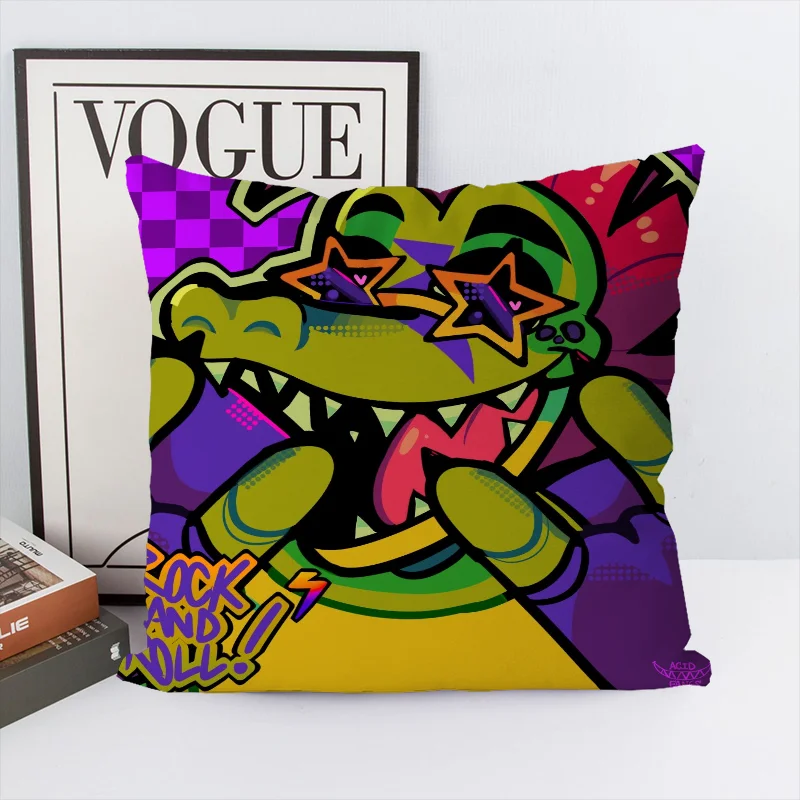 

FNAF Pillow Covers Decorative Cushions Cover for Sofa Pillowcases 40x40 Pillowcase Fall Decor Car Decoration Pilow Cases Pillows