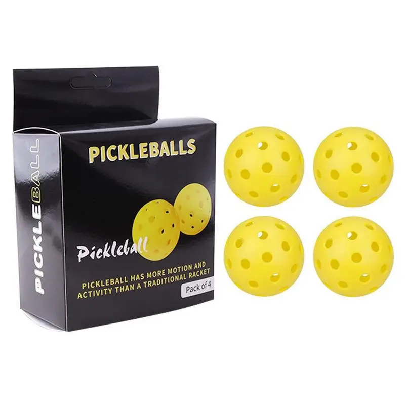 Franklin Pickleball 4pcs Outdoor Balls Golf Ball Excellent Spin And Balanced Flight With Rotational Molding Technology For B