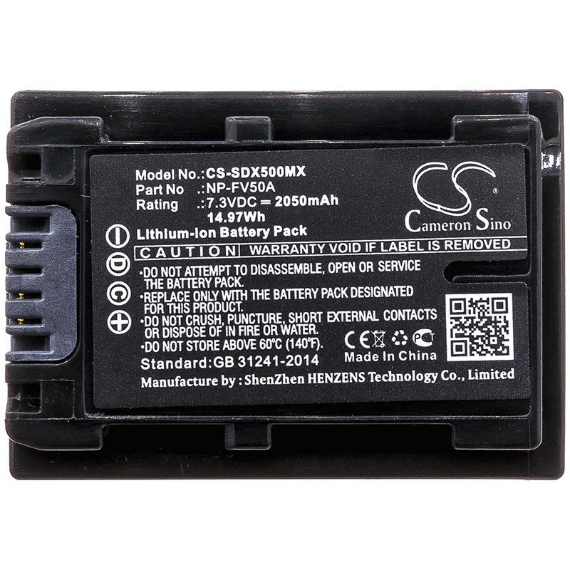 

Camera Battery For FDR-AX53 FDR-AXP33 FDR-AX33 HDR-PJ620