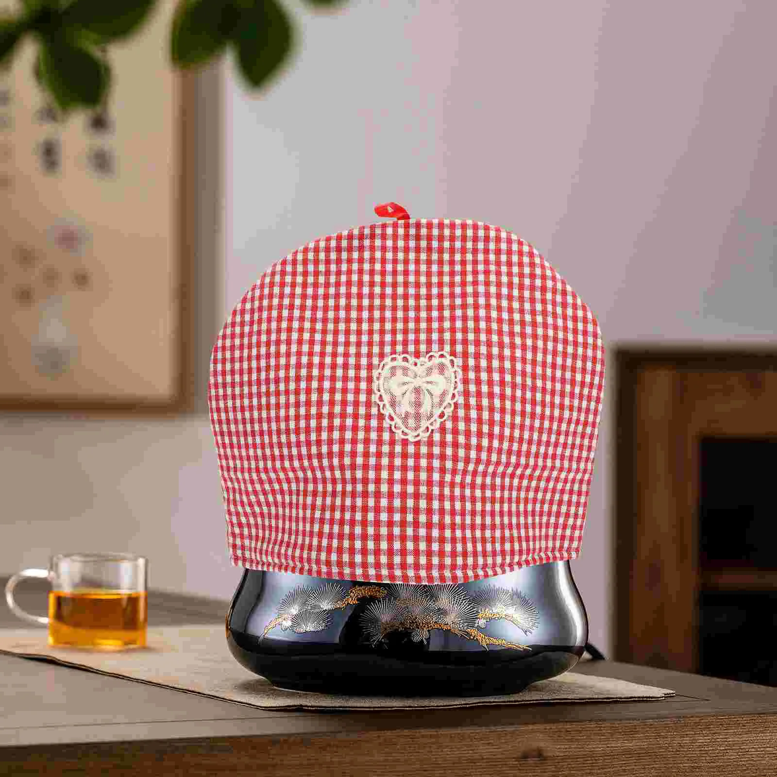 Teapot Insulation Cover Household Warm Cozy Warmer Keeper Dust Prevention Cotton Printed Delicate Kettle