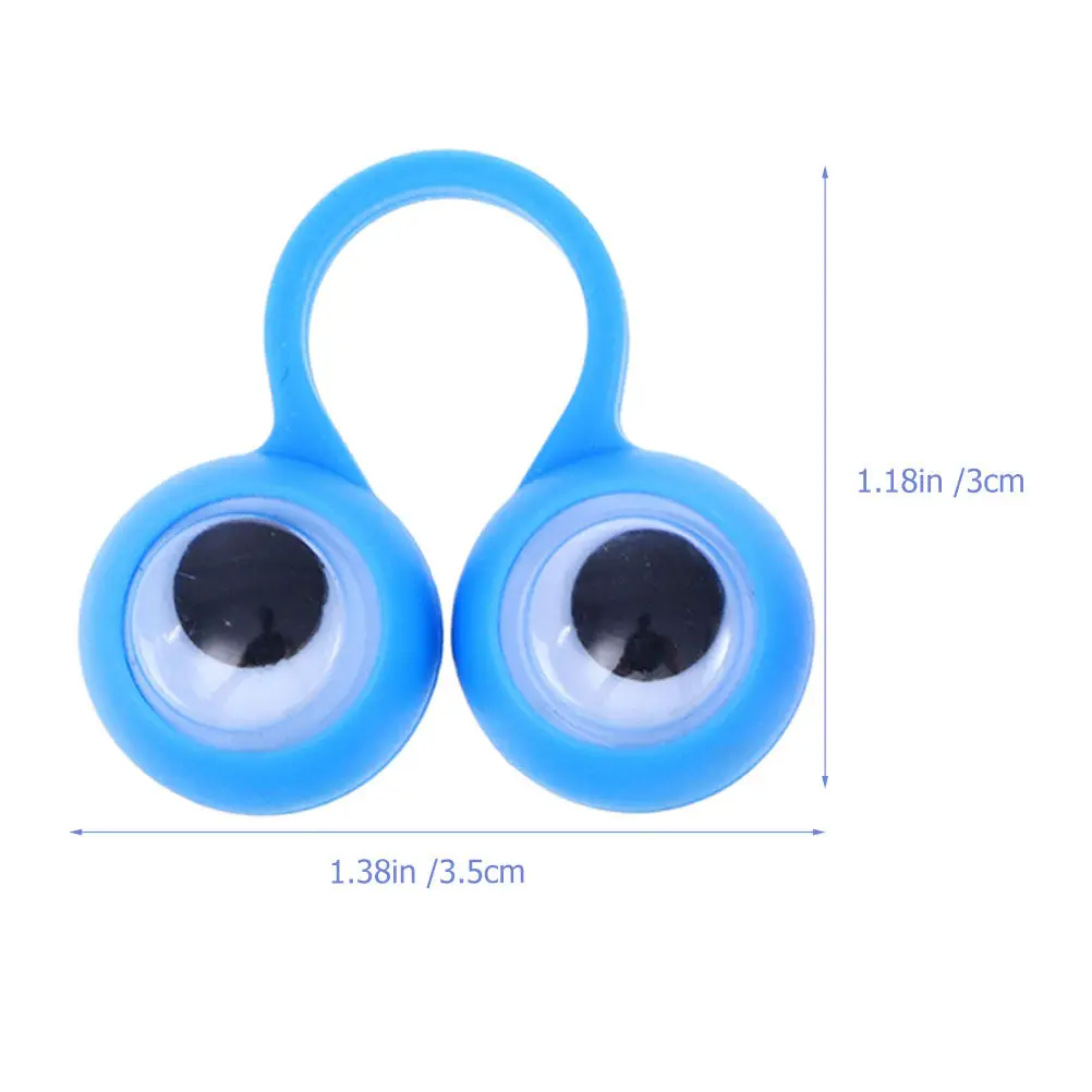 24Pcs 손가락 반지 장난감 플라스틱 인터랙티브 어린이 액세서리 교육 학습 휴대용 사랑스러운 어린이 장난감