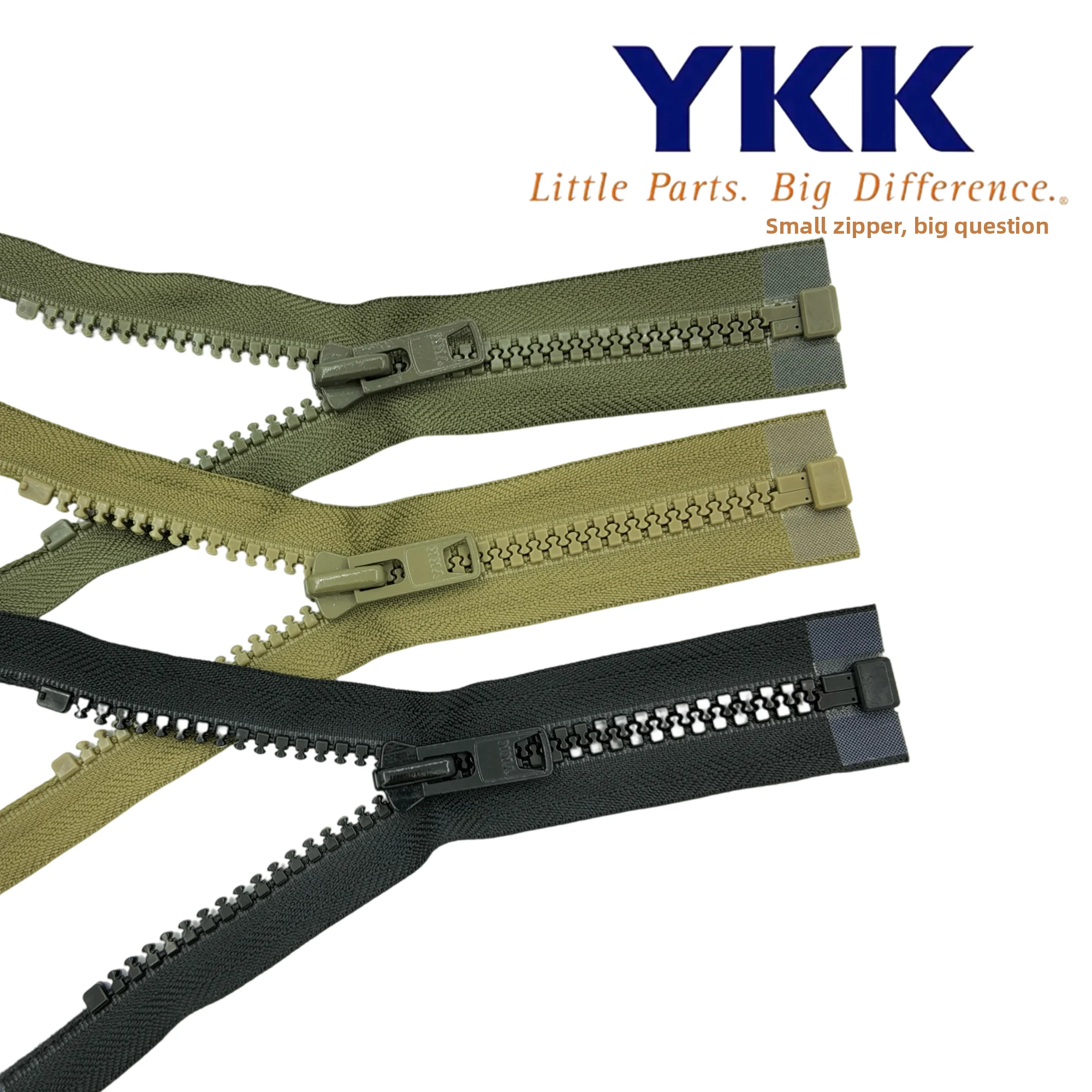 2피스  YKK10 지퍼, 나일론 사이즈 군용 팬 DIY 재료, 수하물 액세서리,..