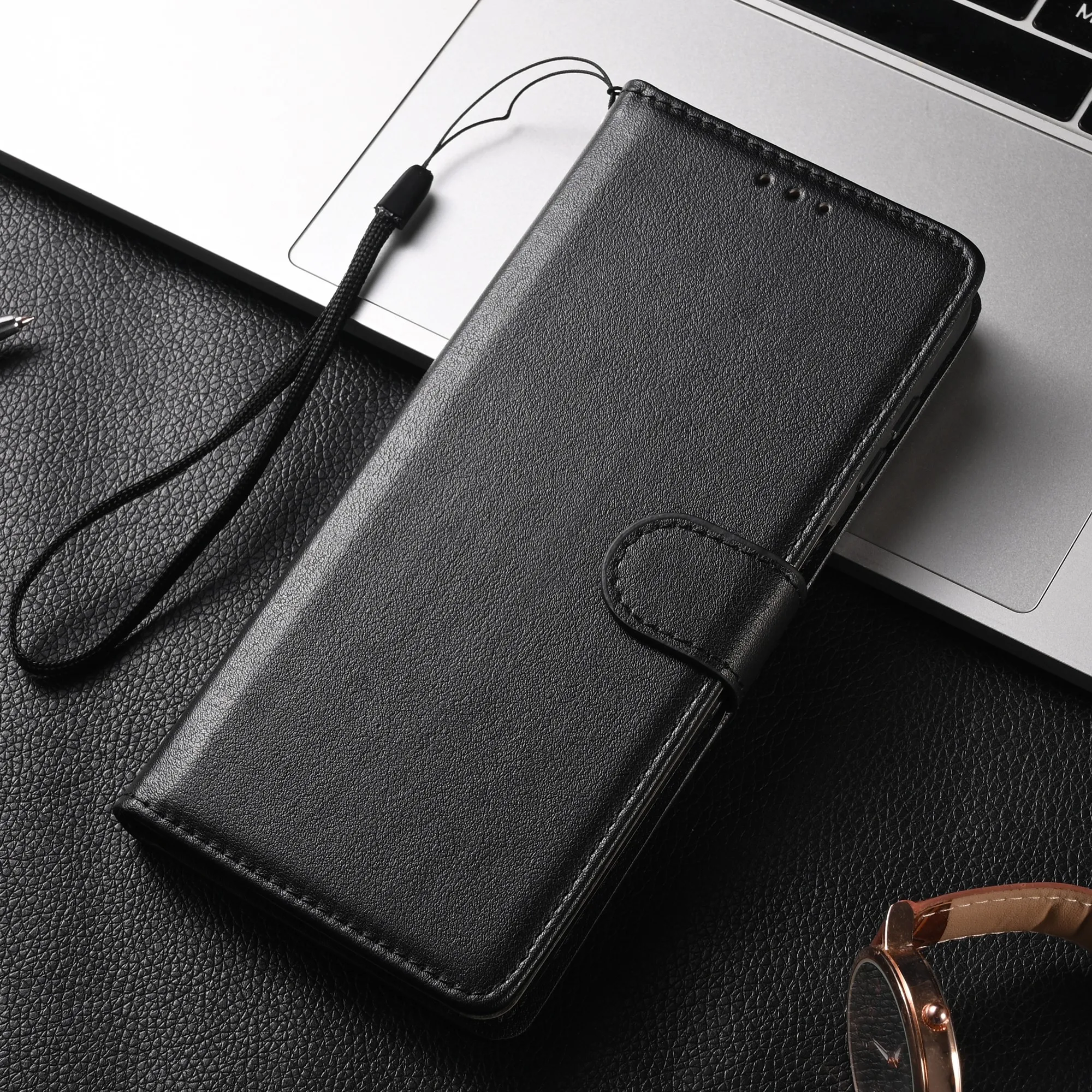 Leather Case For Samsung Galaxy S23 S22 S21 S30 S20 FE S10 S10e S9 S8 Plus S7 Edge Note 20 Ultra 10 9 8 Funda Flip Wallet Cover