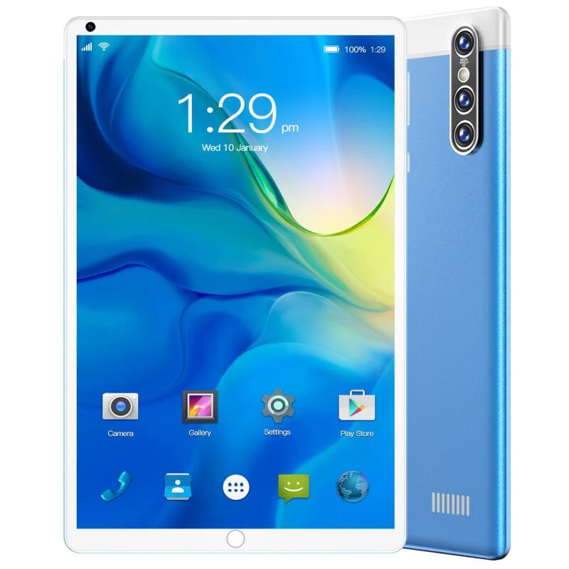 Android 10.0 Hot Sale 10.1 Inch 8G+128GB tablet Large Screen 4G Full Netcom 6G+128GB RAM Support Zoom Support Netflix Tablet smallest tablet