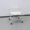 Factory Price Wholesale Steel Height Adjustable Fold Portable Toilet Chair for Aged 2