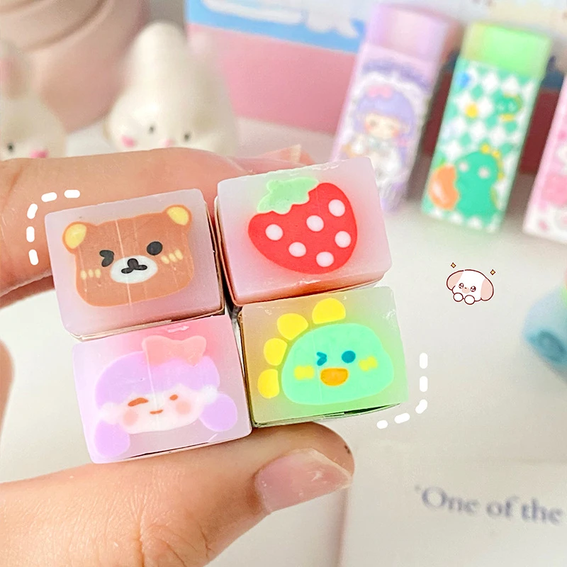 10PCS Erasers, special for students, free of lint erasers, drawing and sketching erasers - 2