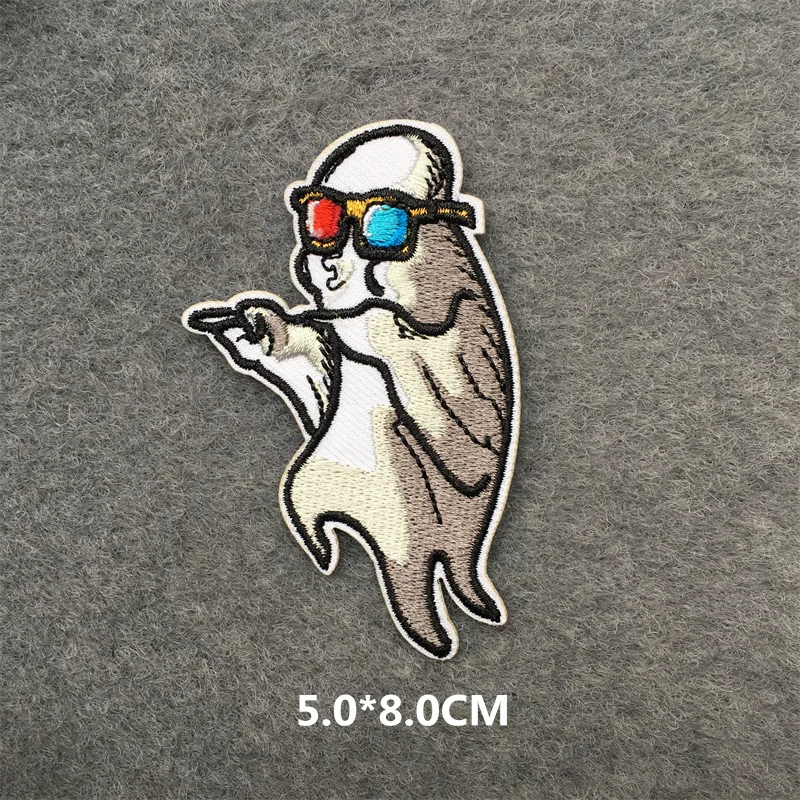 Schädel Punk Anime Kleidung Patches DIY Cartoon Nähen Kleidung Haken Bügeln Anwendungen Band Patches Aufkleber Jacke – Detail 10