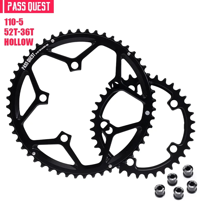 SRAM B30 クランクセット 110 BCD 50/34T パスクエストダブルチェーンリング 110bcd 5 ボルト 46/33T 48