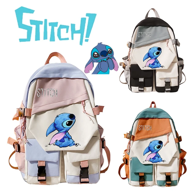 Sac de voyage mixte Stitch Disney Grijs grand, spacieux 50x19x25 cm