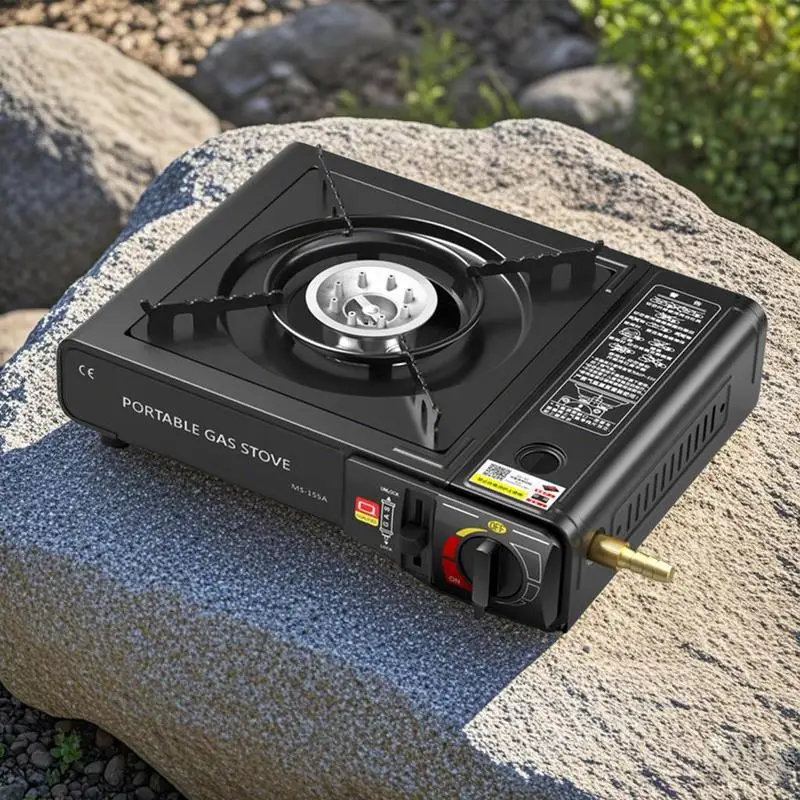 Cocina Portatil Portable Gas Stove With Case Automatic Ignition Precise Heat Control Camping And Outdoor Cooking