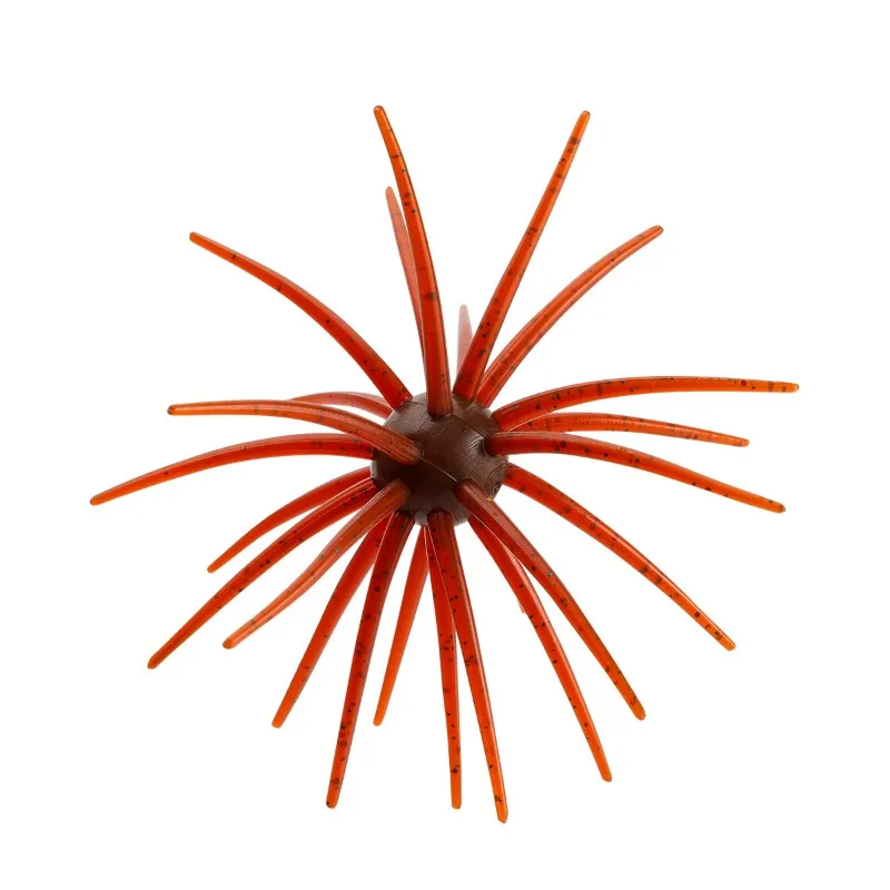 1 Stück schwimmender Seeigel-Weichköder – Mini schwimmender bionischer Stachelball-Köder 11cm9g Weichwurm-Köder für Black Pit Sunfish – Detail 7