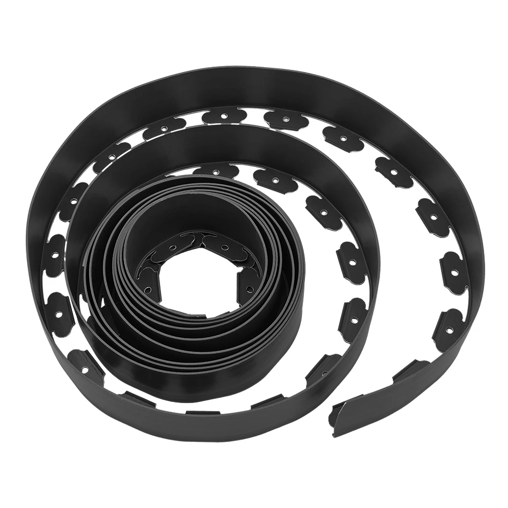 【Breeins】Landscape Edging Length No Digging Garden Edging Kit Include 15/30 Spikes, Premium Yard Edging Fence with One Spike p
