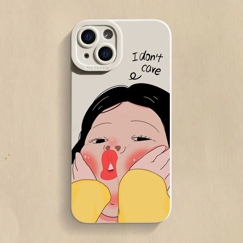 Charming Cartoon Couple Soft Phone Case Cover