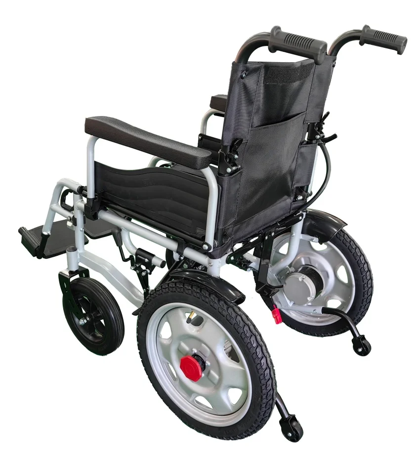 Adult Disabled Handicapped Travel Portable Steel Foldable Power Motorized Electric Wheel Chair