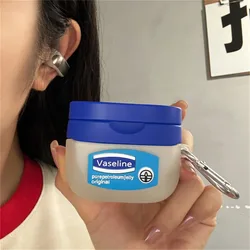 3D Creative Vaseline Silicone Protective Earphone Case with Pendant Cover - Airpods 3rd (FSL)
