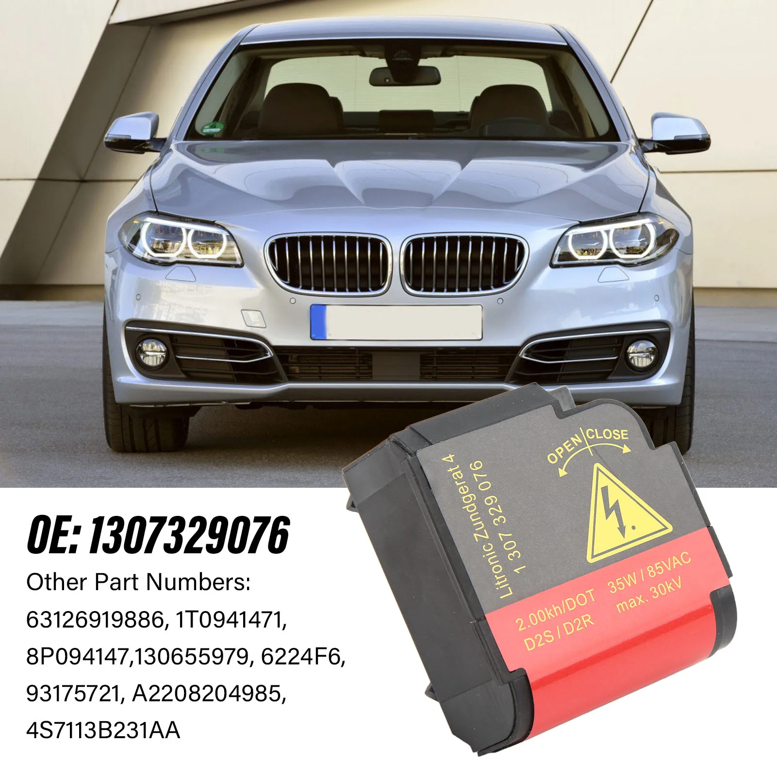 Xenon HID Headlight Igniter Ballast D2S D2R Bulb Holder LED Light Lamp