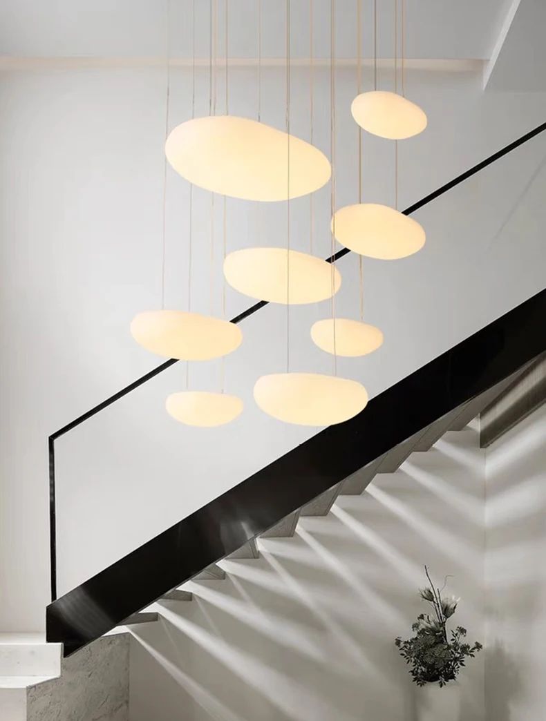 Nordic home decoration, stair chandelier, living room bedroom and dining room Pendant lights, ceiling light, indoor lighti