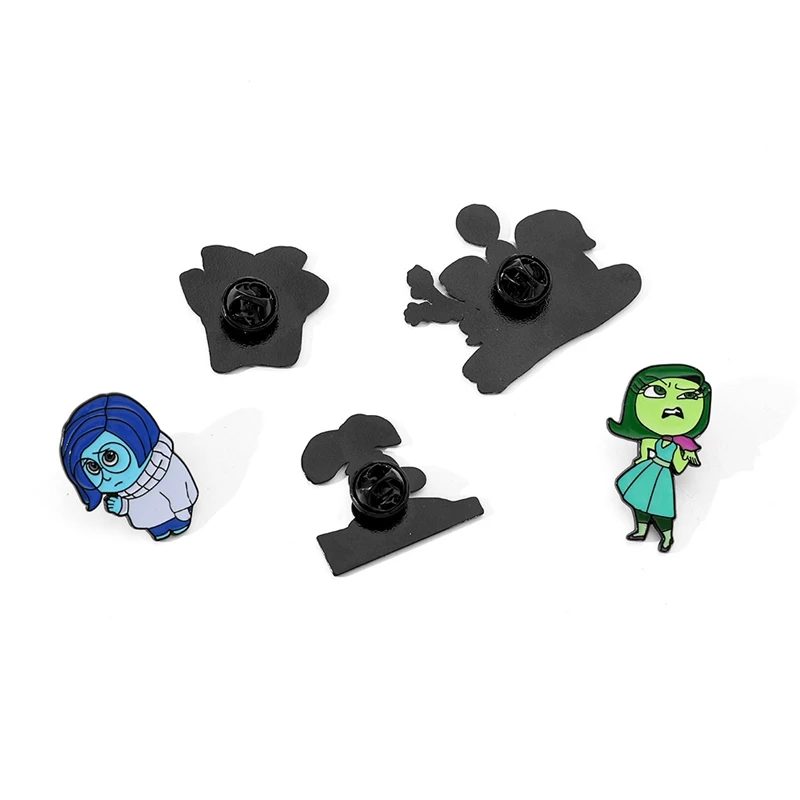 Anstecknadeln Pins 8er-Set Wissenschafts-Broschen Lustige