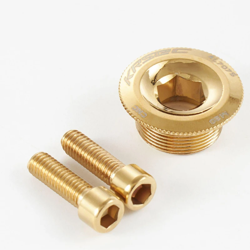 

Bicycle Disc Brake Rotor Bolt Mountain Bike Disc Screw M15/M18/M20 Aluminum Alloy Fixing Screw Accessories Colorful Crank Cover