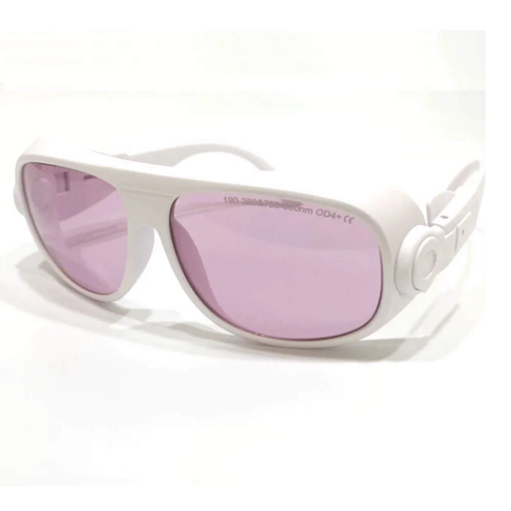 Lunettes de Protection Laser 755-808nm OD6+ pour Alexandrite et Semi-conducteur