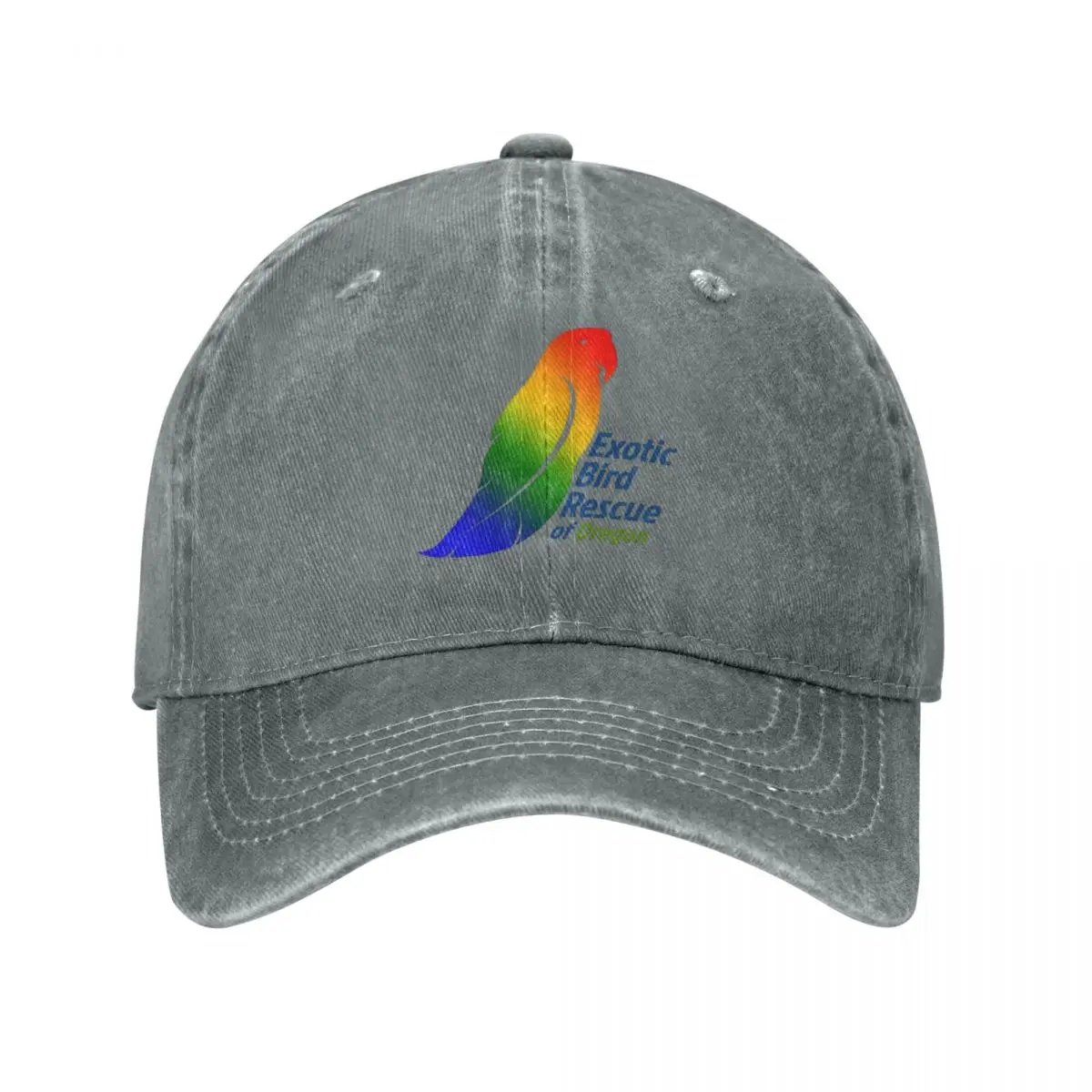 

E Otic Bird Rescue Of Oregon Baseball Caps Snapback Denim Hats Outdoor Adjustable Casquette Baseball Cowboy Hat for Unisex