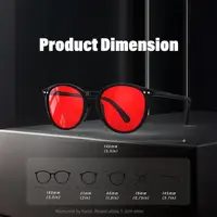 Lunettes Anti-lumière bleue, meilleur sommeil pour hommes et femmes, Protection contre la fatigue oculaire pour écrans d'ordinateur et lunettes de soleil de jeu pour la conduite 6